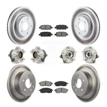 [Avant + Arrière] Kit d'ensemble roulement de roue et moyeu pour Nissan Altima KBB-112170