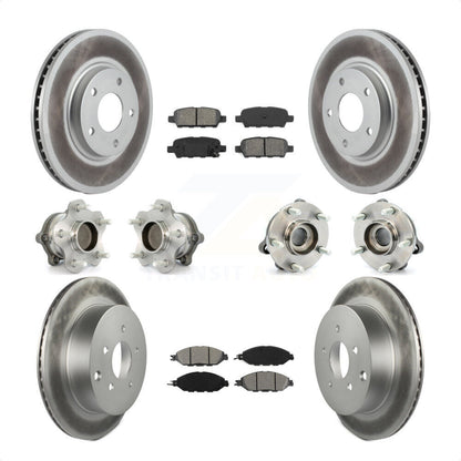 [Avant + Arrière] Kit d'ensemble roulement de roue et moyeu pour 2016 Nissan Pathfinder FWD From 11 15 KBB-112171 par Transit Auto