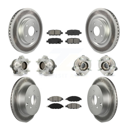 [Avant + Arrière] Kit d'ensemble roulement de roue et moyeu pour Nissan Pathfinder Murano INFINITI QX60 JX35 FWD KBB-112175