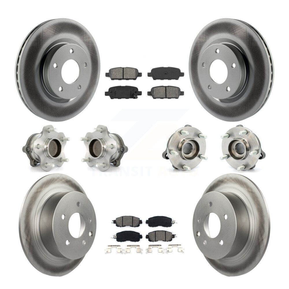 [Avant + Arrière] Kit d'ensemble roulement de roue et moyeu pour Nissan Altima KBB-112176