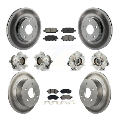 [Avant + Arrière] Kit d'ensemble roulement de roue et moyeu pour Nissan Altima KBB-112176