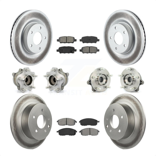 [Avant + Arrière] Kit d'ensemble roulement de roue et moyeu pour 2007 Nissan Altima 2.5L avec Non-ABS KBB-112177 par Transit Auto