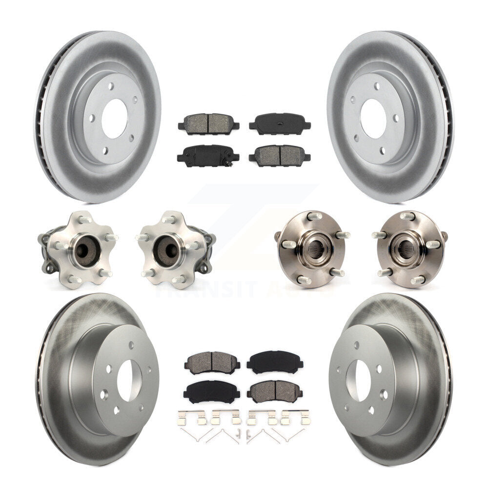 [Avant + Arrière] Kit d'ensemble roulement de roue et moyeu pour Nissan Rogue Select FWD KBB-112178