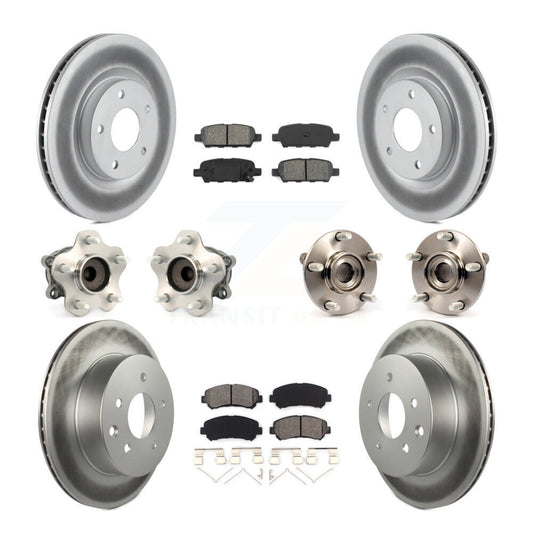 [Avant + Arrière] Kit d'ensemble roulement de roue et moyeu pour Nissan Rogue Select FWD KBB-112178