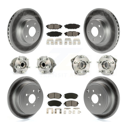[Avant + Arrière] Kit d'ensemble roulement de roue et moyeu pour 2011 Subaru Impreza Outback Sport 2.5i Premium KBB-112179