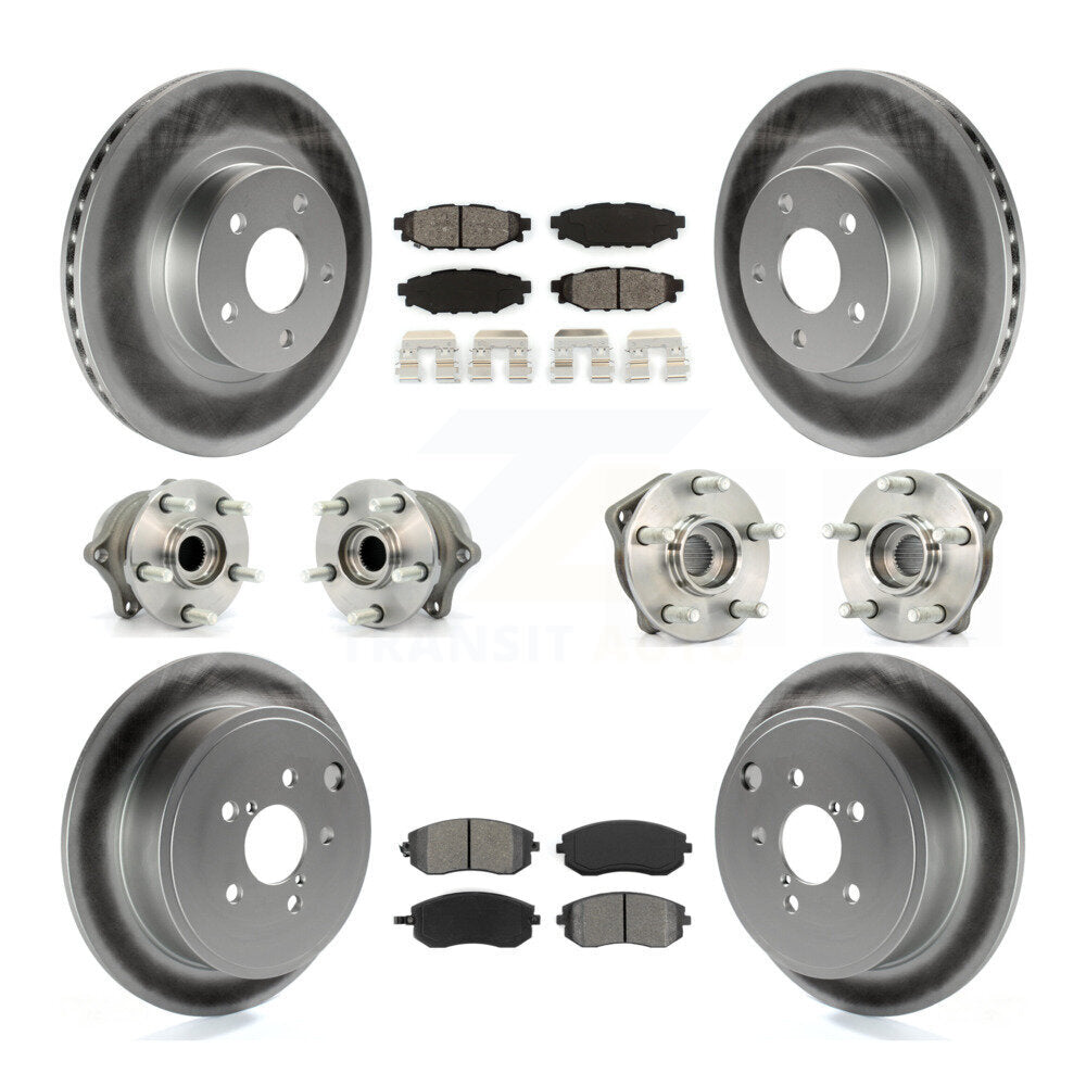 [Avant + Arrière] Kit d'ensemble roulement de roue et moyeu pour Subaru Impreza KBB-112180