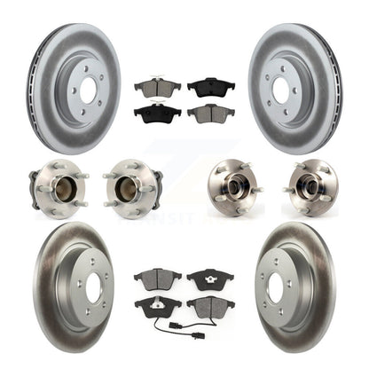 [Avant + Arrière] Kit d'ensemble roulement de roue et moyeu pour Volvo S40 C70 V50 avec 320mm Diameter Rotor KBB-112191