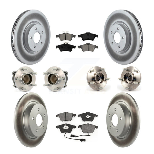[Avant + Arrière] Kit d'ensemble roulement de roue et moyeu pour Volvo S40 C70 V50 avec 320mm Diameter Rotor KBB-112191