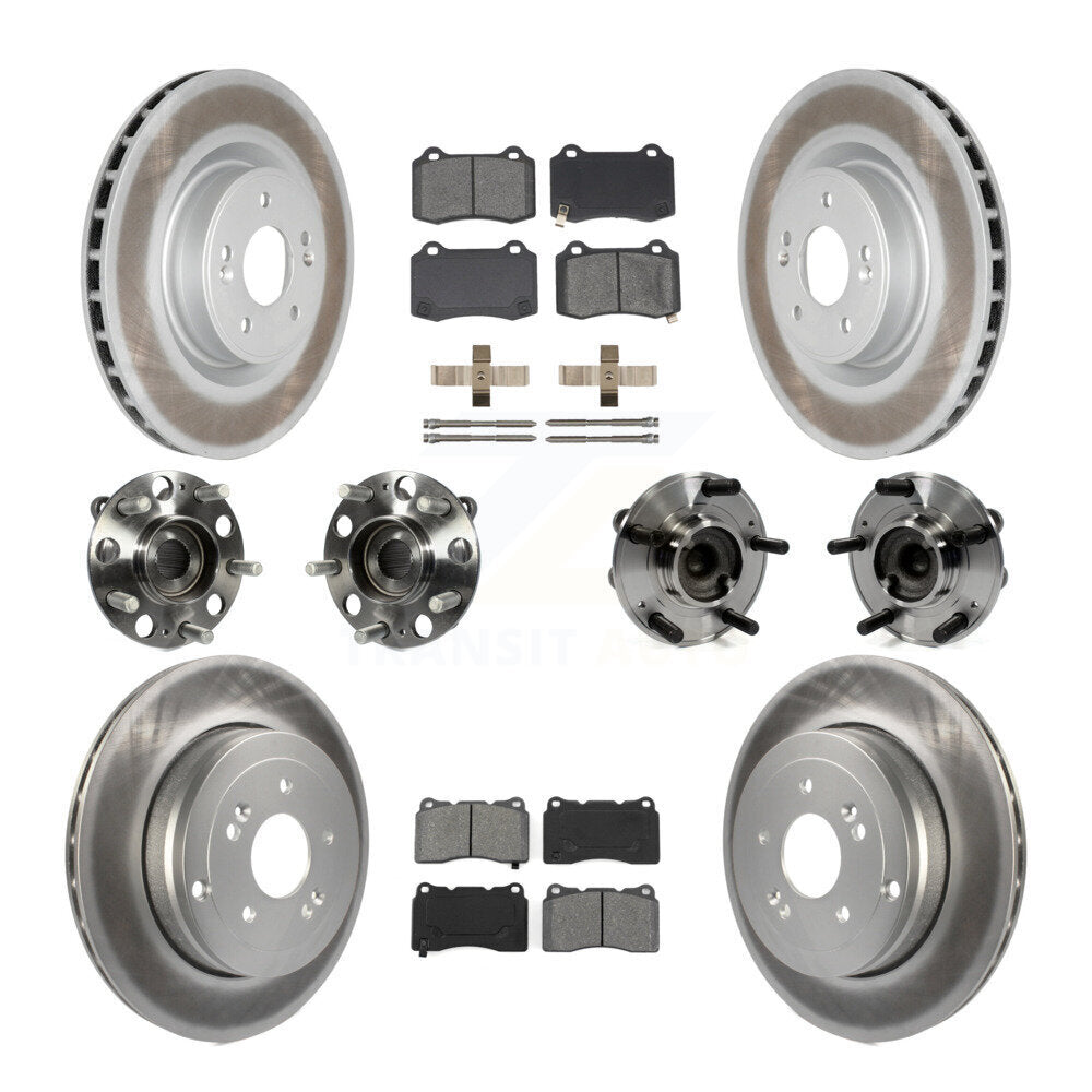 [Avant + Arrière] Kit d'ensemble roulement de roue et moyeu pour Hyundai Genesis Coupe KBB-112198