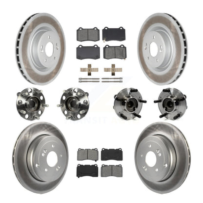[Avant + Arrière] Kit d'ensemble roulement de roue et moyeu pour Hyundai Genesis Coupe KBB-112198
