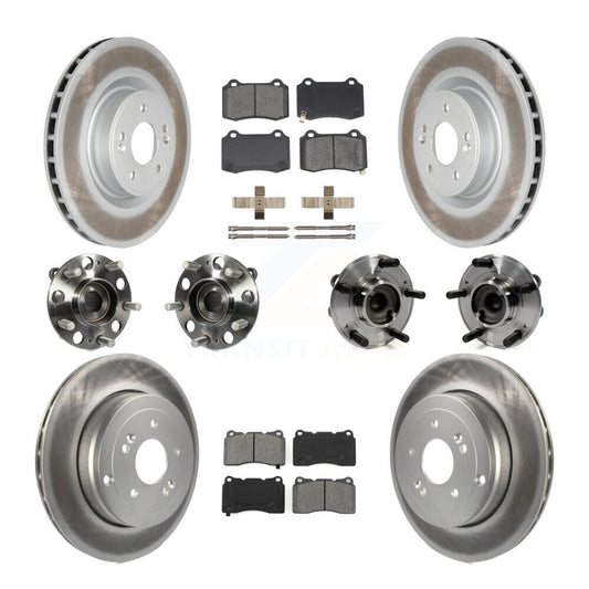 [Avant + Arrière] Kit d'ensemble roulement de roue et moyeu pour Hyundai Genesis Coupe KBB-112198