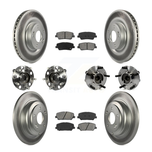 [Avant + Arrière] Kit d'ensemble roulement de roue et moyeu pour Hyundai Genesis Coupe KBB-112199