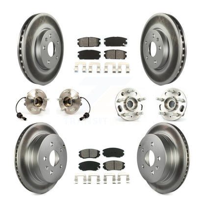[Avant + Arrière] Kit d'ensemble roulement de roue et moyeu pour 2010-2017 Chevrolet Equinox GMC Terrain KBB-112205