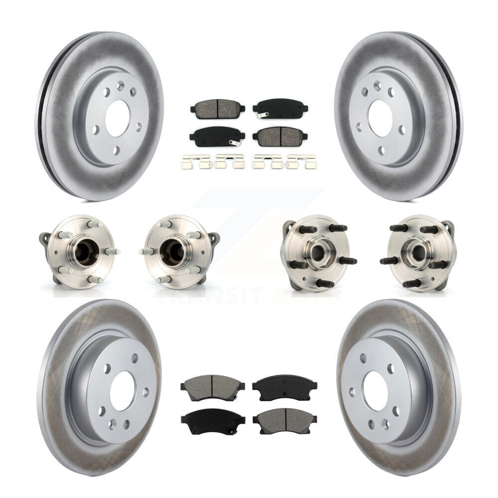 [Avant + Arrière] Kit d'ensemble roulement de roue et moyeu pour 2011-2012 Chevrolet Cruze KBB-112206