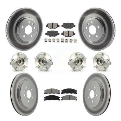 [Avant + Arrière] Kit d'ensemble roulement de roue et moyeu pour 2013 Ford Explorer Sport avec Heavy Duty Brakes KBB-112209
