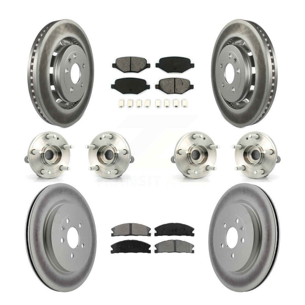 [Avant + Arrière] Kit d'ensemble roulement de roue et moyeu pour Ford Explorer Police Interceptor Utility KBB-112211