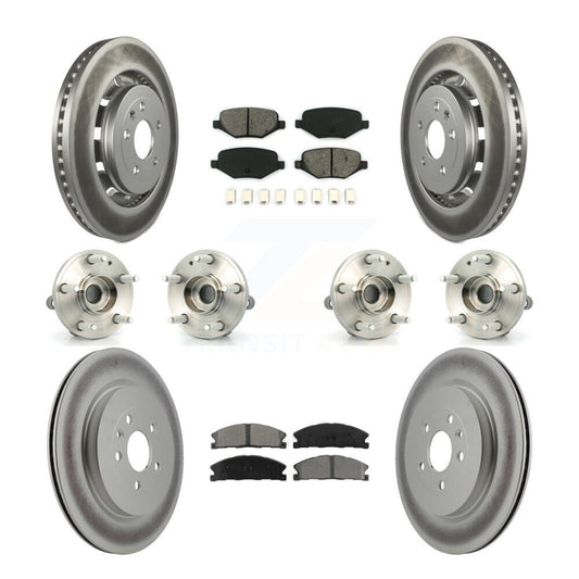 [Avant + Arrière] Kit d'ensemble roulement de roue et moyeu pour Ford Explorer Police Interceptor Utility KBB-112211