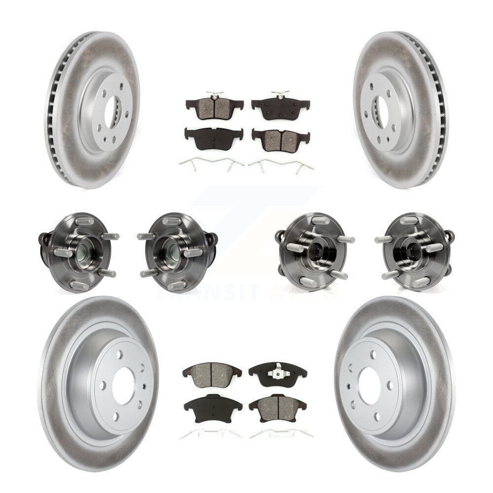 [Avant + Arrière] Kit d'ensemble roulement de roue et moyeu pour Ford Fusion Lincoln MKZ KBB-112213