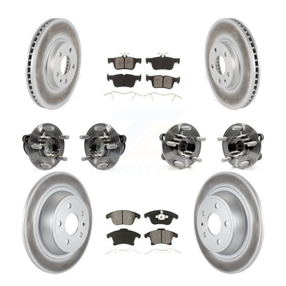 [Avant + Arrière] Kit d'ensemble roulement de roue et moyeu pour Ford Fusion Lincoln MKZ KBB-112213