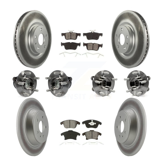 [Avant + Arrière] Kit d'ensemble roulement de roue et moyeu pour Ford Fusion Lincoln MKZ KBB-112214