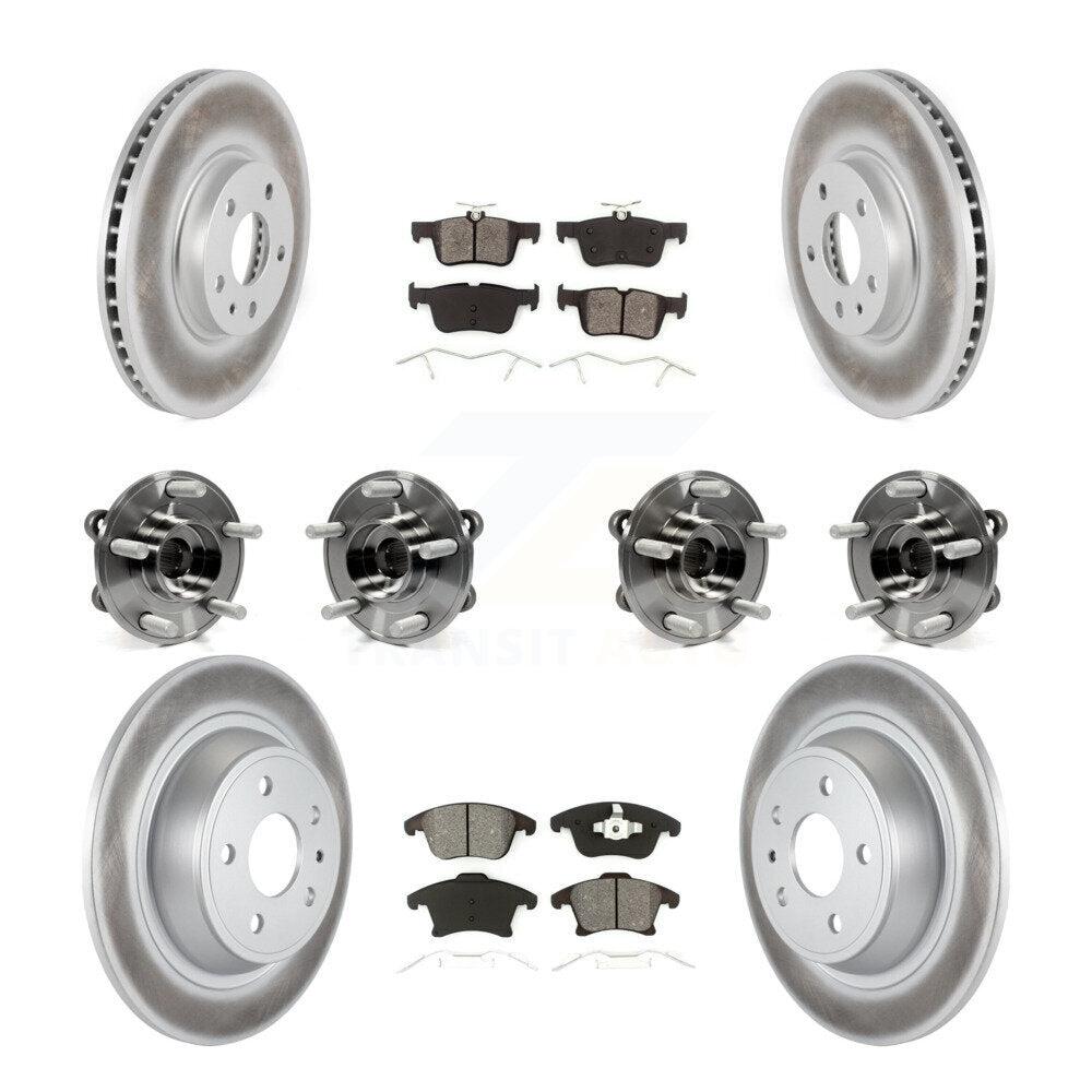 [Avant + Arrière] Kit d'ensemble roulement de roue et moyeu pour Ford Fusion KBB-112215