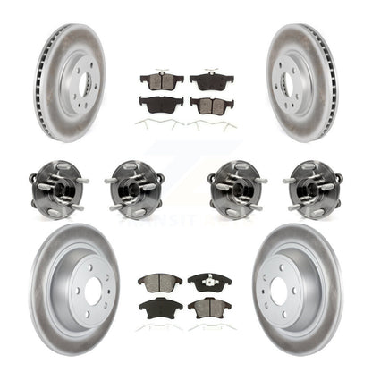 [Avant + Arrière] Kit d'ensemble roulement de roue et moyeu pour Ford Fusion KBB-112215