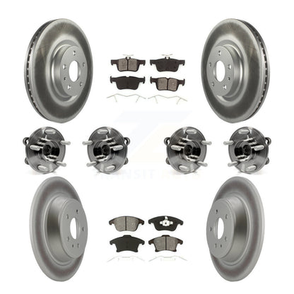[Avant + Arrière] Kit d'ensemble roulement de roue et moyeu pour Ford Fusion Lincoln MKZ KBB-112216