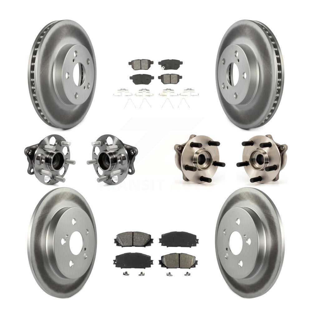 [Avant + Arrière] Kit d'ensemble roulement de roue et moyeu pour Toyota Prius Plug-In KBB-112217