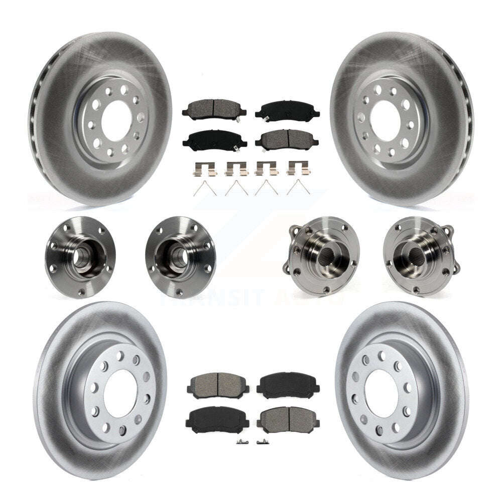 [Avant + Arrière] Kit d'ensemble roulement de roue et moyeu pour 2013-2016 Dodge Dart KBB-112218
