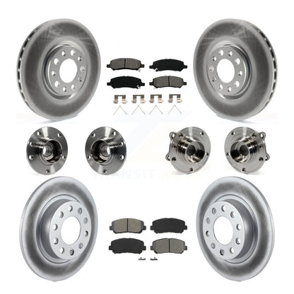 [Avant + Arrière] Kit d'ensemble roulement de roue et moyeu pour 2013-2016 Dodge Dart KBB-112218