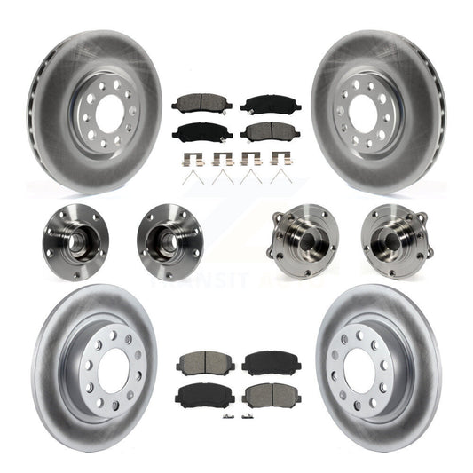 [Avant + Arrière] Kit d'ensemble roulement de roue et moyeu pour 2013-2016 Dodge Dart KBB-112218
