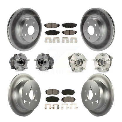 [Avant + Arrière] Kit d'ensemble roulement de roue et moyeu pour 2012-2013 Subaru Impreza Limited Base Premium KBB-112221