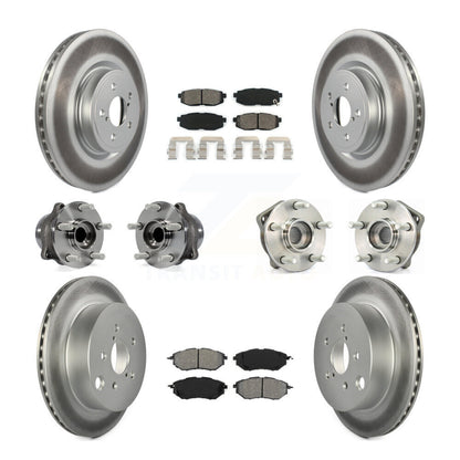 [Avant + Arrière] Kit d'ensemble roulement de roue et moyeu pour 2014 Subaru Forester 2.0L To 01 14 KBB-112223