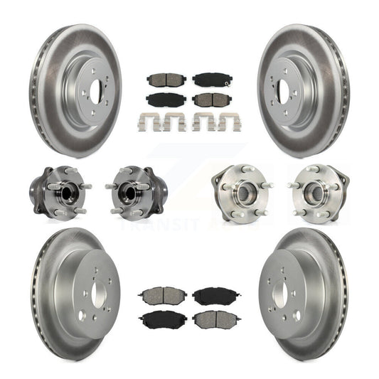 [Avant + Arrière] Kit d'ensemble roulement de roue et moyeu pour 2014 Subaru Forester 2.0L To 01 14 KBB-112223