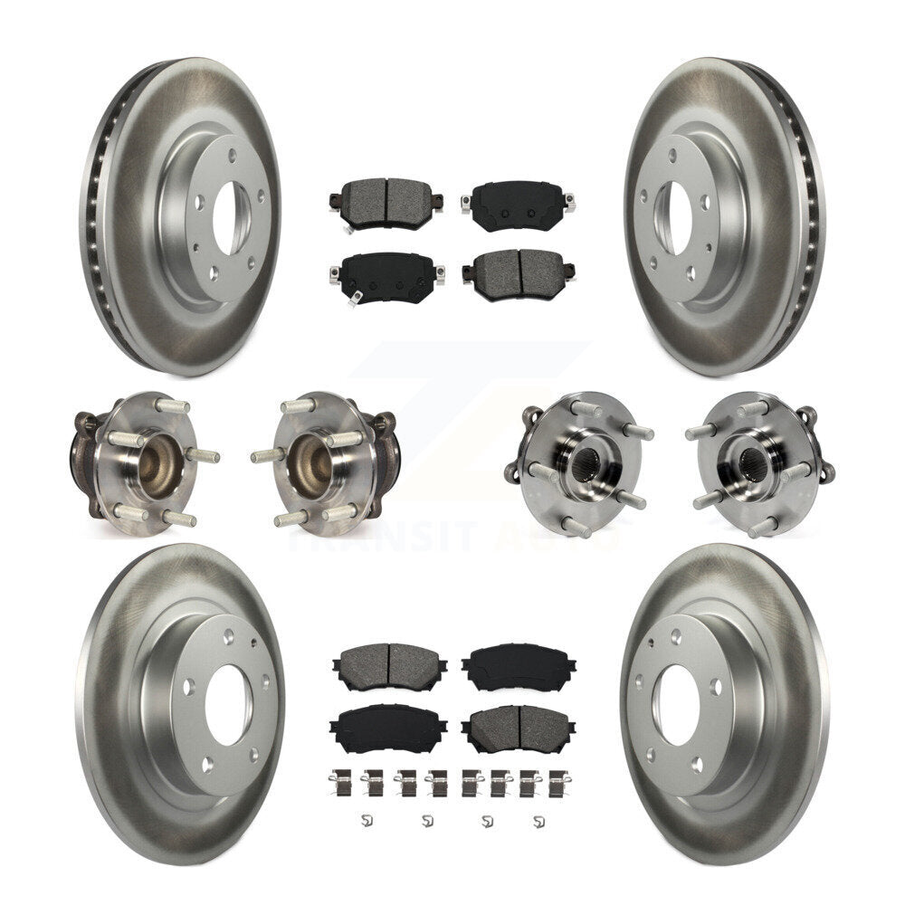 [Avant + Arrière] Kit d'ensemble roulement de roue et moyeu pour 2016-2018 Mazda 6 KBB-112226