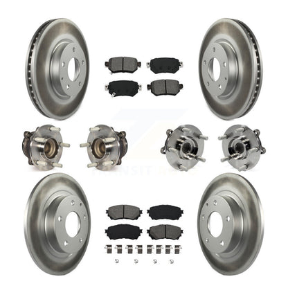 [Avant + Arrière] Kit d'ensemble roulement de roue et moyeu pour 2016-2018 Mazda 6 KBB-112226