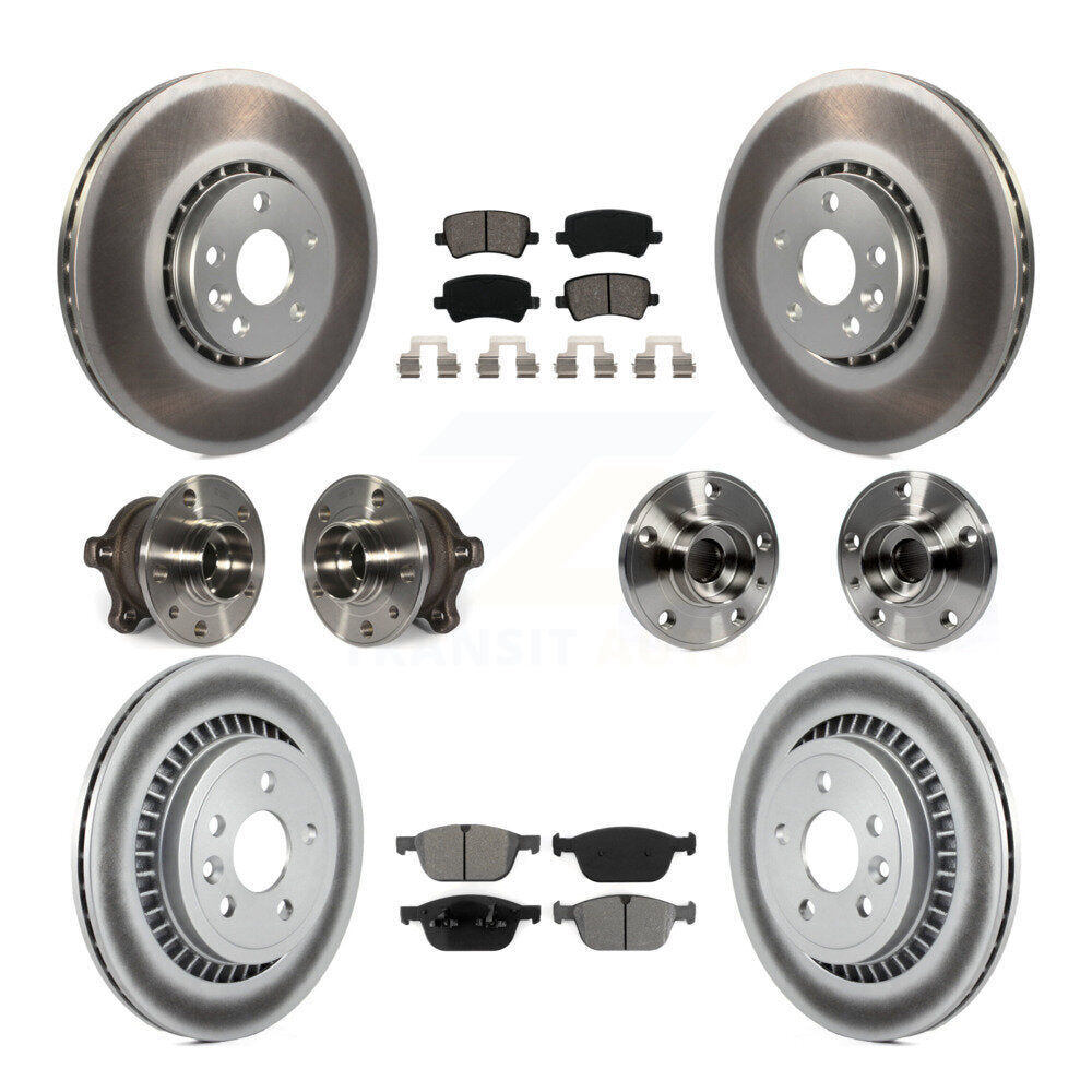 [Avant + Arrière] Kit d'ensemble roulement de roue et moyeu pour 2010-2015 Volvo XC60 AWD KBB-112228