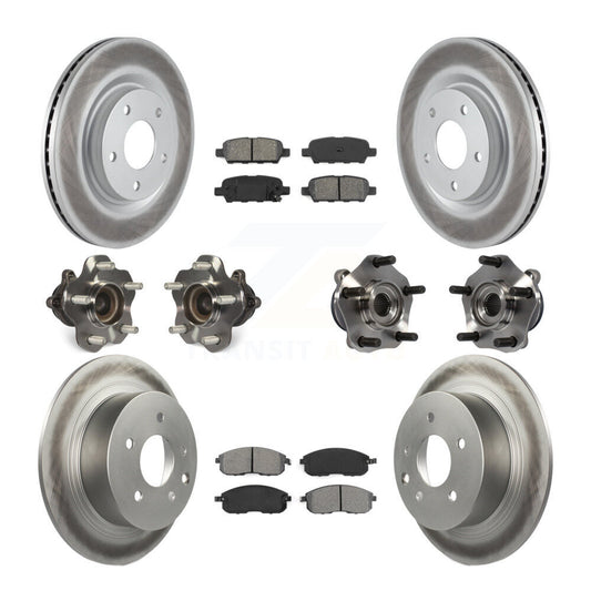 [Avant + Arrière] Kit d'ensemble roulement de roue et moyeu pour 2017-2019 Nissan Sentra Turbocharged KBB-112229