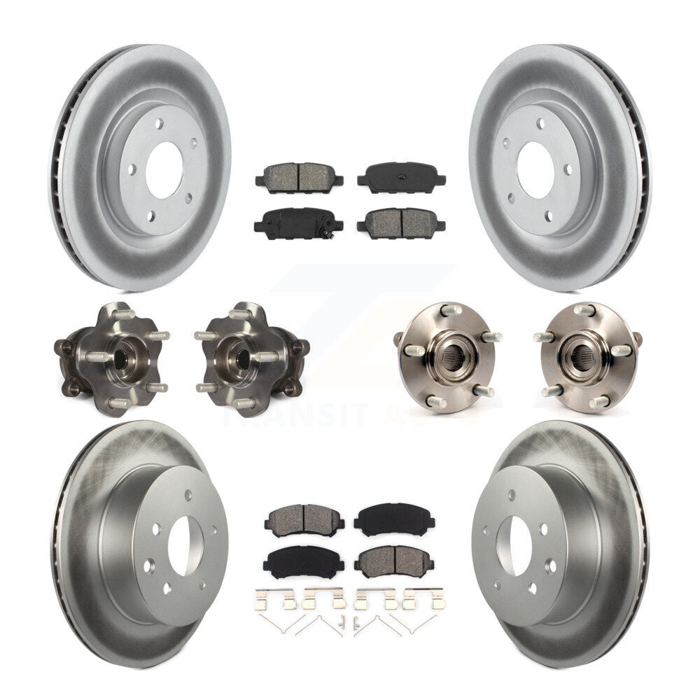 [Avant + Arrière] Kit d'ensemble roulement de roue et moyeu pour 2014-2015 Nissan Rogue Select AWD KBB-112233