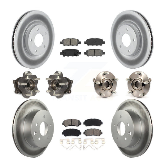 [Avant + Arrière] Kit d'ensemble roulement de roue et moyeu pour 2014-2015 Nissan Rogue Select AWD KBB-112233
