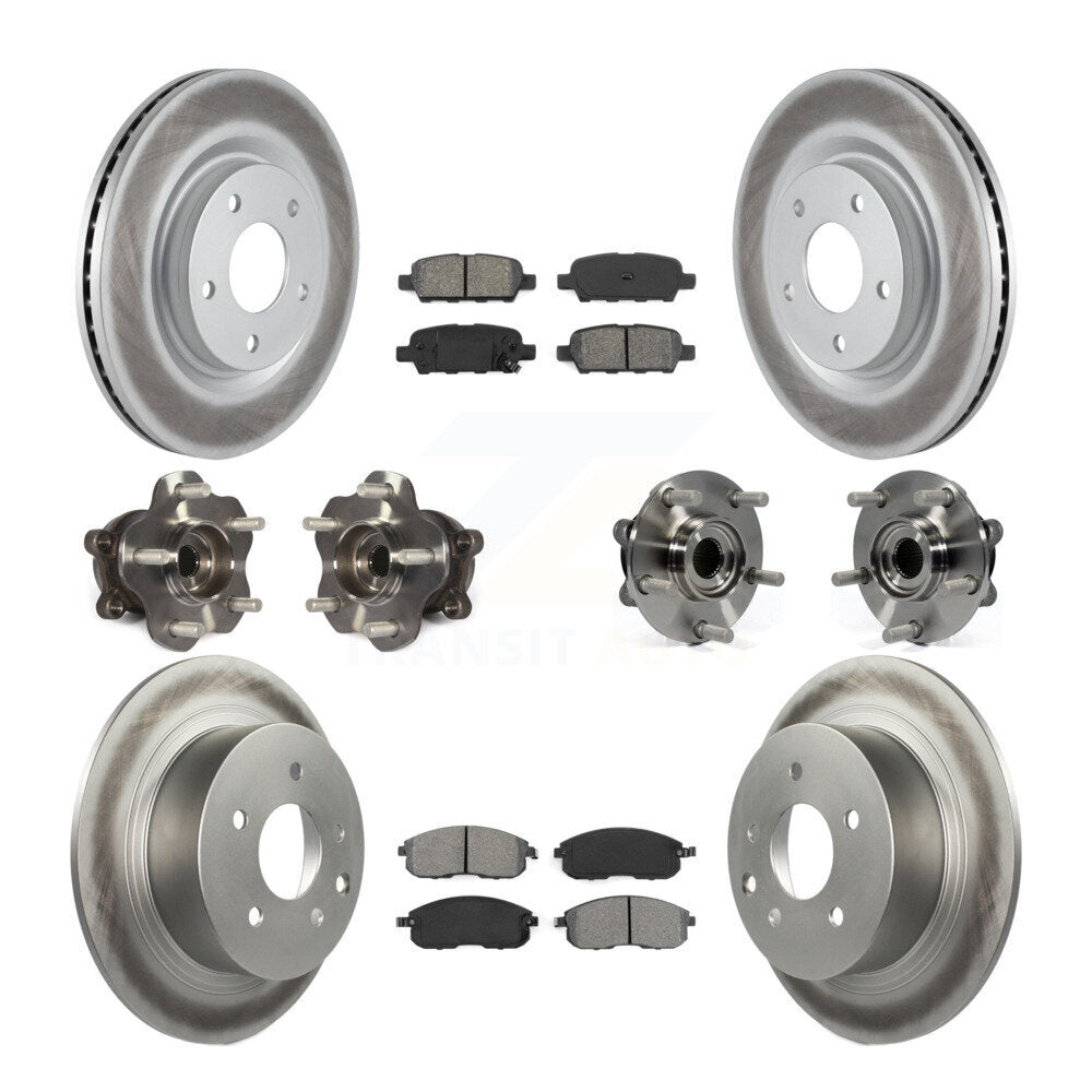 [Avant + Arrière] Kit d'ensemble roulement de roue et moyeu pour Nissan Juke KBB-112235