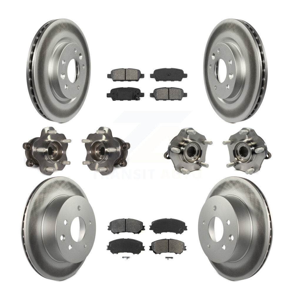 [Avant + Arrière] Kit d'ensemble roulement de roue et moyeu pour Nissan Rogue Sport Qashqai KBB-112236