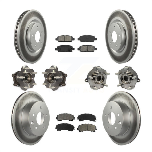 [Avant + Arrière] Kit d'ensemble roulement de roue et moyeu pour Nissan Rogue KBB-112237 par Transit Auto
