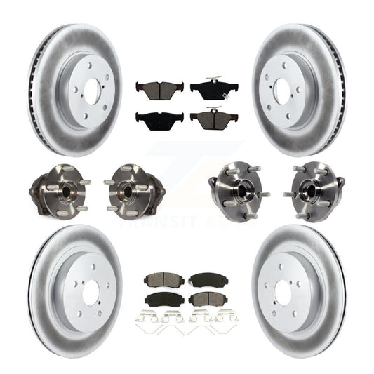[Avant + Arrière] Kit d'ensemble roulement de roue et moyeu pour 2016-2019 Subaru Legacy 2.5L KBB-112240