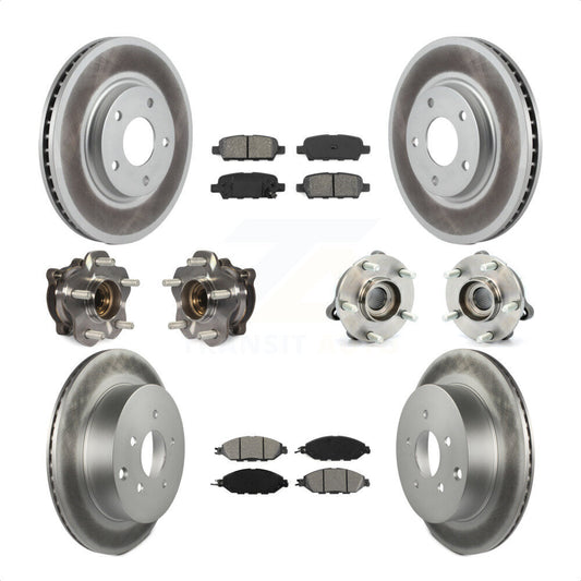 [Avant + Arrière] Kit d'ensemble roulement de roue et moyeu pour 2016 Nissan Pathfinder 4WD From 11 15 KBB-112241 par Transit Auto