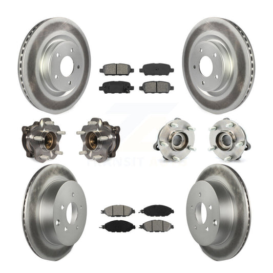 [Avant + Arrière] Kit d'ensemble roulement de roue et moyeu pour Nissan Pathfinder Murano INFINITI QX60 JX35 KBB-112242