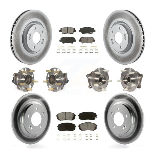 [Avant + Arrière] Kit d'ensemble roulement de roue et moyeu pour 2015 Hyundai Sonata GAS engine avec Electric Parking KBB-112248