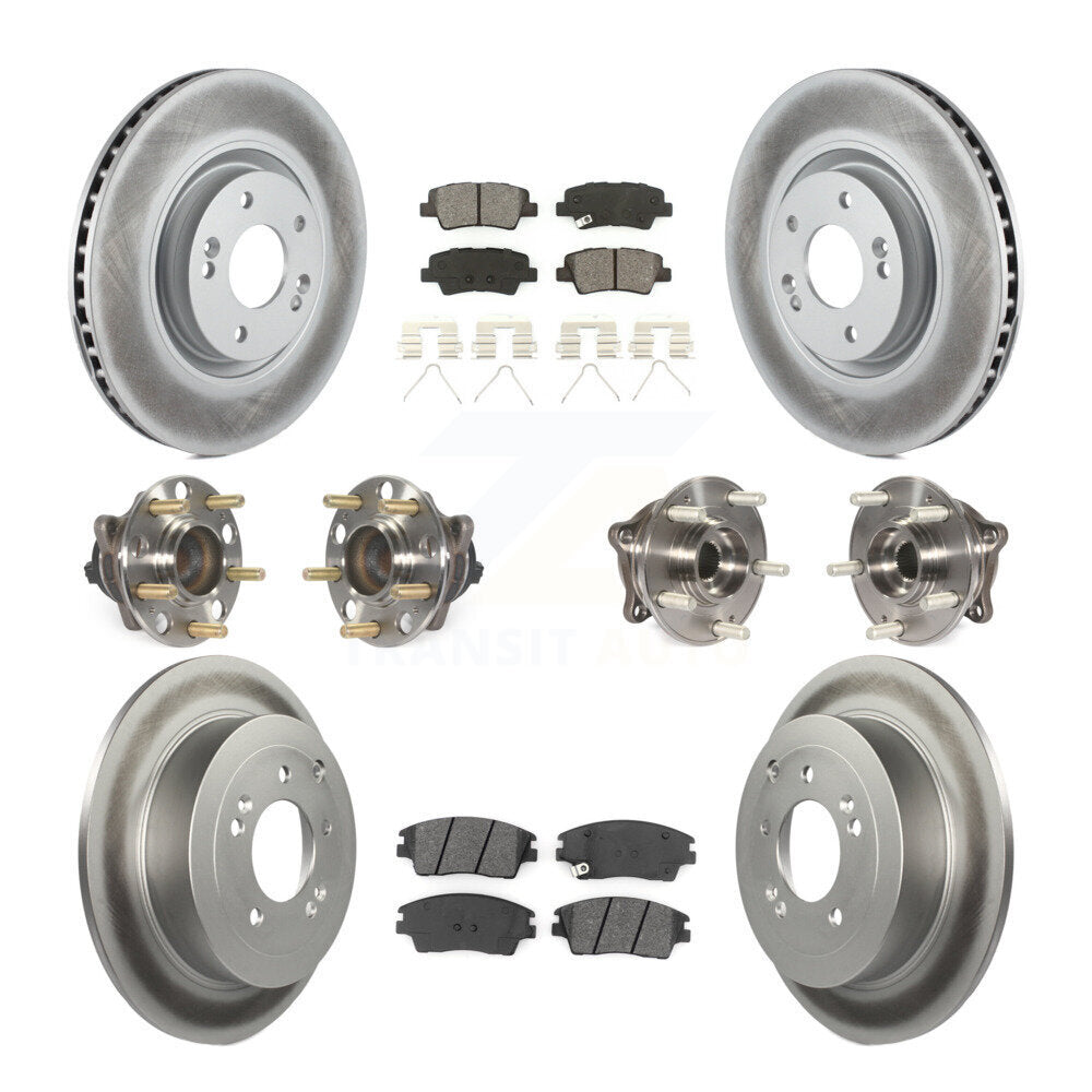 [Avant + Arrière] Kit d'ensemble roulement de roue et moyeu pour 2017-2021 Kia Sportage FWD avec Turbocharged avec Manual Parking KBB-112249