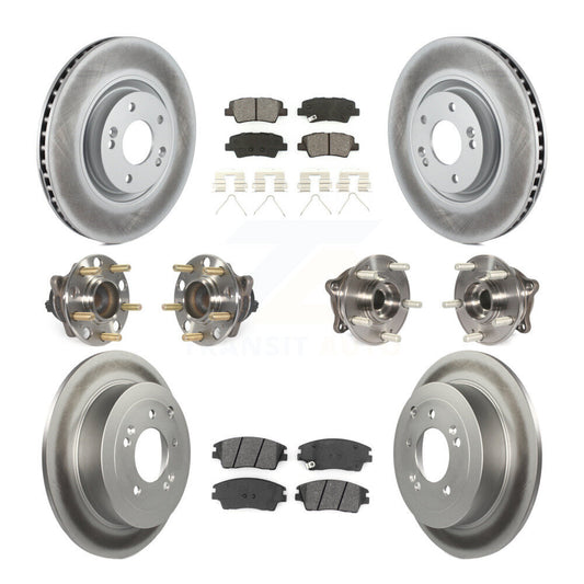 [Avant + Arrière] Kit d'ensemble roulement de roue et moyeu pour 2017-2021 Kia Sportage FWD avec Turbocharged avec Manual Parking KBB-112249