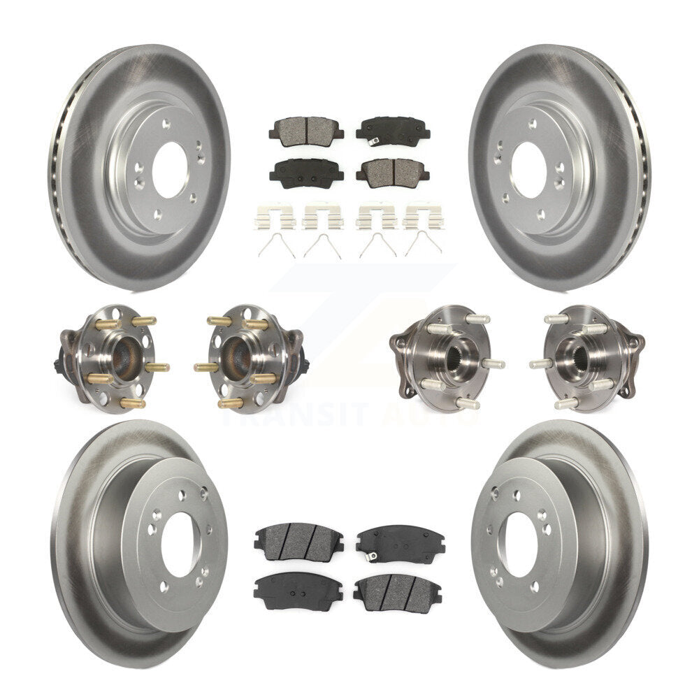 [Avant + Arrière] Kit d'ensemble roulement de roue et moyeu pour Hyundai Tucson Kia Sportage KBB-112252